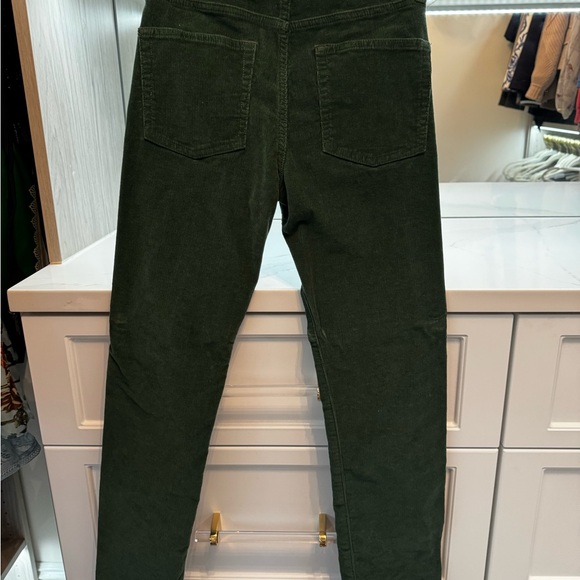 J. Crew emerald Green Corduroy Slim Flex Boys Pants Size 10 like new! - Picture 4 of 5